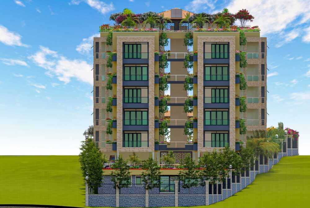 1 - Garden Facing Elevation-min